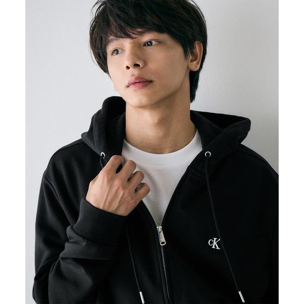 パーカー 裏起毛 「ユニセックス」 ロングスリーブ アーカイブロゴ フリースジップパーカー メンズ レディース