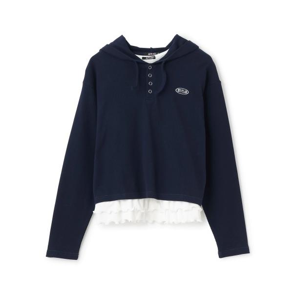 『セール実施中』ZOZO問い合わせ番号:97961801ショップ:NARUMIYA ONLINE，ナルミヤ オンラインブランド:by LOVEiT，バイラビット商品名:フリルタンクつきプルオーバーカテゴリ:トップス>アンサンブルブラン...