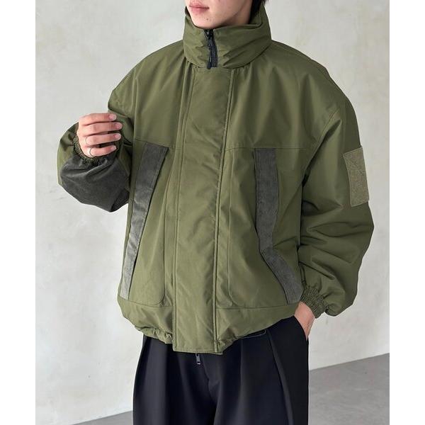 『タイムセール実施中』ZOZO問い合わせ番号:97962044ショップ:CPCM，シーピーシーエムブランド:CPCM，シーピーシーエム商品名:リバーシブル中綿ミリタリーブルゾンカテゴリ:ジャケット/アウター>ブルゾンブランド品番:PG...