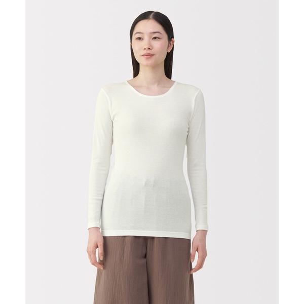※このアイテムは返品・交換対象外商品です。ZOZO問い合わせ番号:97963435ショップ:無印良品，ムジルシリョウヒンブランド:無印良品，ムジルシリョウヒン商品名:婦人　あったか綿　クルーネック長袖Ｔシャツカテゴリ:アンダーウェア>...