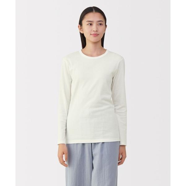 ※このアイテムは返品・交換対象外商品です。ZOZO問い合わせ番号:97963438ショップ:無印良品，ムジルシリョウヒンブランド:無印良品，ムジルシリョウヒン商品名:婦人　あったか綿　厚手　クルーネック長袖Ｔシャツカテゴリ:アンダーウェア&...