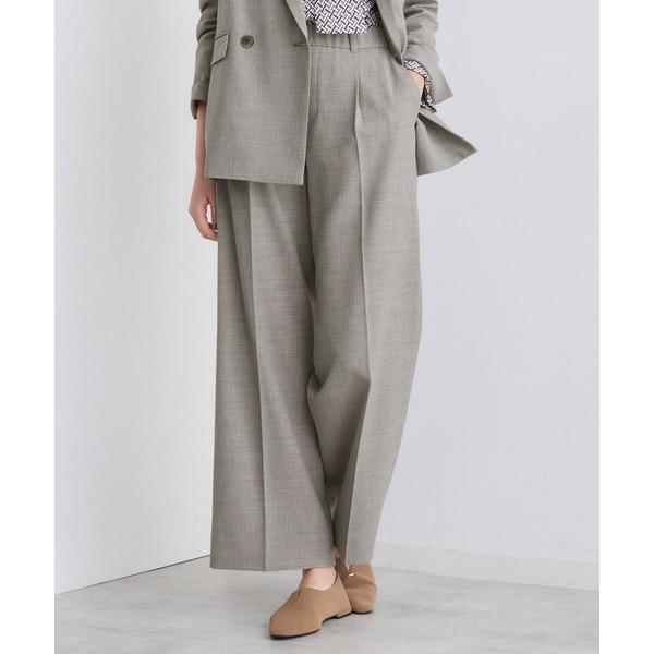 『セール実施中』ZOZO問い合わせ番号:97964121ショップ:INDIVI，インディヴィブランド:INDIVI，インディヴィ商品名:【洗える／セットアップ可能】凹凸ストレッチ素材ストレートパンツカテゴリ:パンツ>その他パンツブラン...