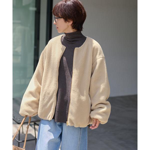 ブルゾン アウター 「WEB限定」「25AW新作」リバーシブルボアブルゾン レディース