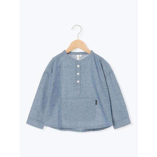 『セール実施中』ZOZO問い合わせ番号:97995595ショップ:Samansa Mos2，サマンサ モスモスブランド:Samansa Mos2 Lagom，サマンサモスモスラーゴム商品名:ダンガリースタンドカラーシャツカテゴリ:トップス&...