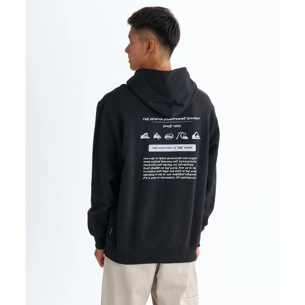 トレーナー スウェット 裏起毛 HISTORY SWEAT PK /クイックシルバー裏起毛バックプリントプルオーバーパーカー・フーディー メンズ レディース