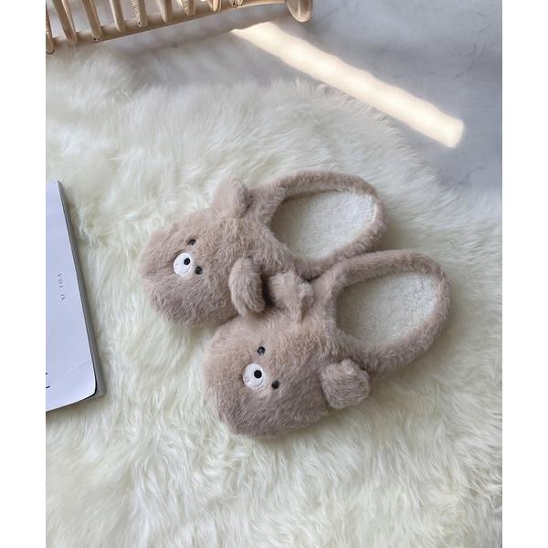 スリッパ アニマルルームシューズ