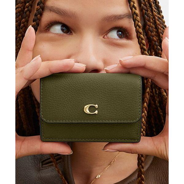 ZOZO問い合わせ番号:98030214ショップ:COACH，コーチブランド:COACH，コーチ商品名:ミニ トライフォールド ウォレットカテゴリ:財布/小物>財布ブランド品番:CM437 B4OL素材:牛革原産国:ベトナム製カラー:...
