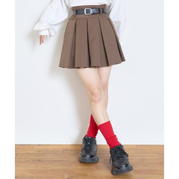 『セール実施中』ZOZO問い合わせ番号:98030227ショップ:NARUMIYA ONLINE，ナルミヤ オンラインブランド:LOVETOXIC，ラブトキシック商品名:【GOODPRICE】【イージーケア】ベルトつきプリーツスカートカテゴ...