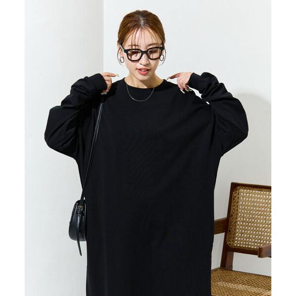 ZOZO問い合わせ番号:98030369ショップ:FREAK'S STORE，フリークスストアブランド:FREAK'S STORE，フリークスストア商品名:限定展開　USAコットン ビッグ シルエット ロングスリーブ ワンピースカテゴリ:ワ...