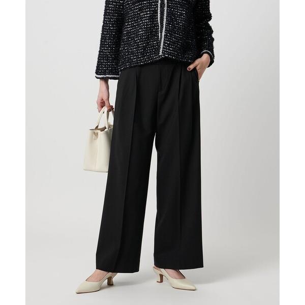 『セール実施中』ZOZO問い合わせ番号:98030525ショップ:UNITED ARROWS，ユナイテッドアローズブランド:UNITED ARROWS，ユナイテッドアローズ商品名:トロピカル ２タック ワイドパンツ ストレッチカテゴリ:パン...