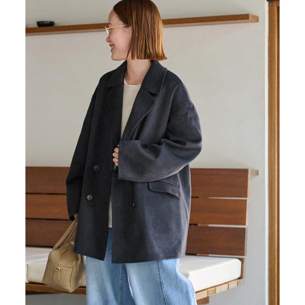 ZOZO問い合わせ番号:98032134ショップ:JOURNAL STANDARD，ジャーナルスタンダードブランド:JOURNAL STANDARD relume，ジャーナルスタンダード　レリューム商品名:ウールカシミヤテーラードコートカテ...
