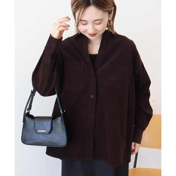 『セール実施中』ZOZO問い合わせ番号:98032254ショップ:AMERICAN HOLIC，アメリカンホリックブランド:AMERICAN HOLIC，アメリカンホリック商品名:Wポケットコーデュロイシャツカテゴリ:トップス>シャツ...