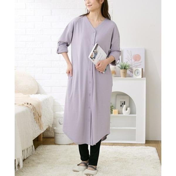 ZOZO問い合わせ番号:98033629ショップ:nissen，ニッセンブランド:QUNTSTYLE，キュントスタイル商品名:【マタニティウェア・授乳服】ルームウエア　前開き　ワンピース＋レギンス　275日パジャマカテゴリ:ママ＆ベビー&g...