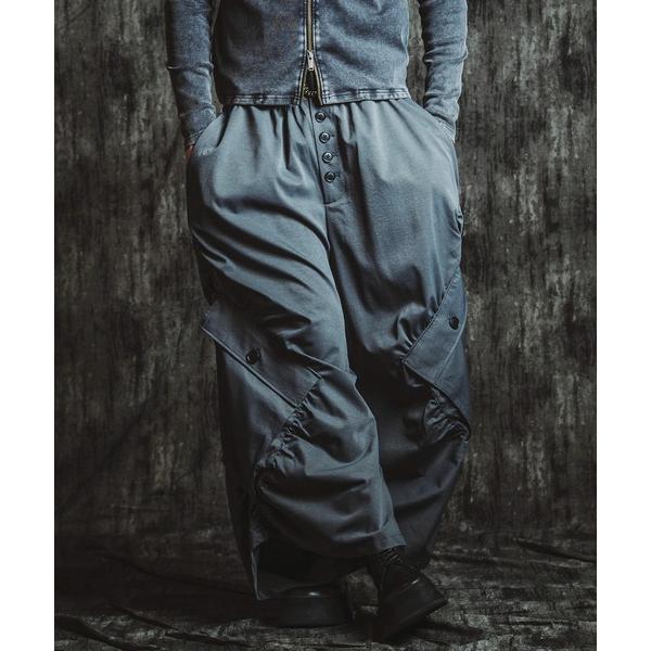 カーゴパンツ サイドギャザーワイドカーゴPT(パンツ) メンズ