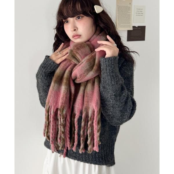 『タイムセール実施中』ZOZO問い合わせ番号:98067750ショップ:Outfitter lab，アウトフィッターラボブランド:SOLLON.，ソルロン，Outfitter lab，アウトフィッターラボ商品名:ボリュームフリンジチェックマ...