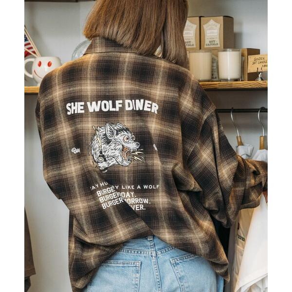 『セール実施中』ZOZO問い合わせ番号:98069542ショップ:FREAK'S STORE，フリークスストアブランド:FREAK'S STORE，フリークスストア商品名:限定展開 SHE WOLF DINER×FREAK'S STORE/...