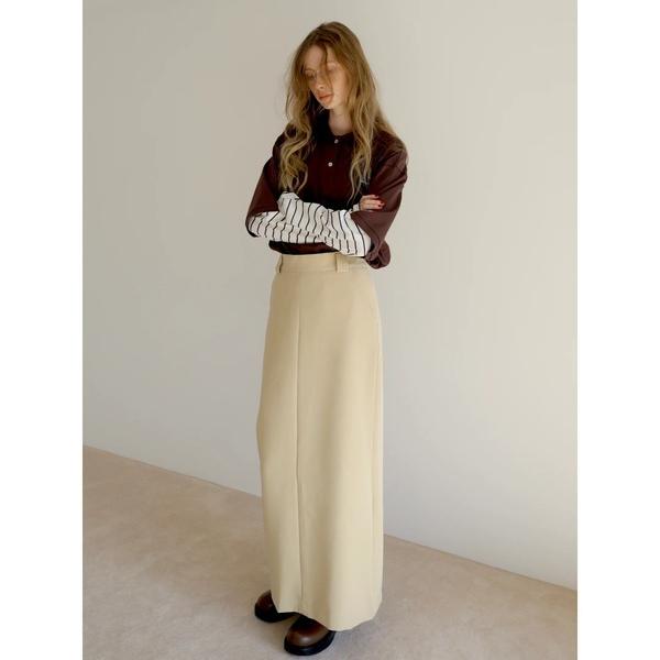 ロング スカート straight maxi skirt
