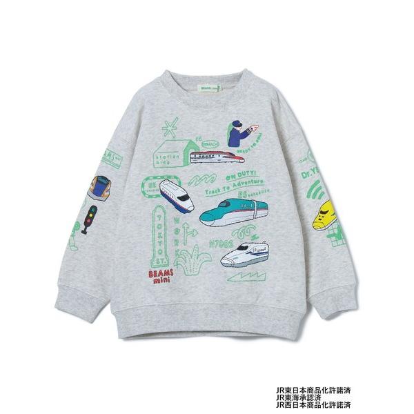 ZOZO問い合わせ番号:98101177ショップ:BEAMS HEART，ビームスハートブランド:BEAMS mini，ビームスミニ商品名:JR 新幹線 スウェット プルオーバー 2025FW（90〜150cm）カテゴリ:トップス>ス...