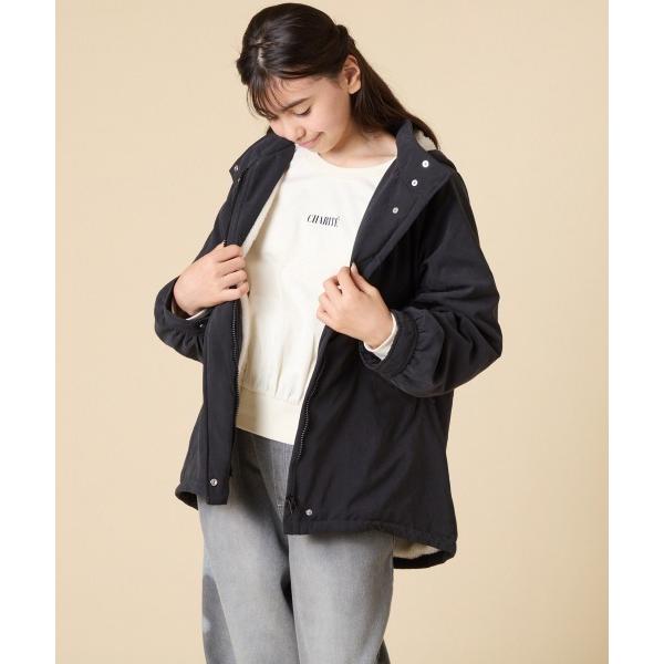 『タイムセール実施中』ZOZO問い合わせ番号:98103195ショップ:a.v.v，アー・ヴェ・ヴェブランド:a.v.v，アーヴェヴェ商品名:[120-160]【フード取り外し可能/お家で洗える】裏ボアマウンテンパーカーカテゴリ:ジャケット...