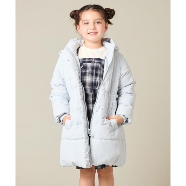 ZOZO問い合わせ番号:98103825ショップ:a.v.v，アー・ヴェ・ヴェブランド:a.v.v，アーヴェヴェ商品名:[100-160]【フード取り外し可能/お家で洗える】フィット＆フレア中綿ロングコートカテゴリ:ジャケット/アウター&g...