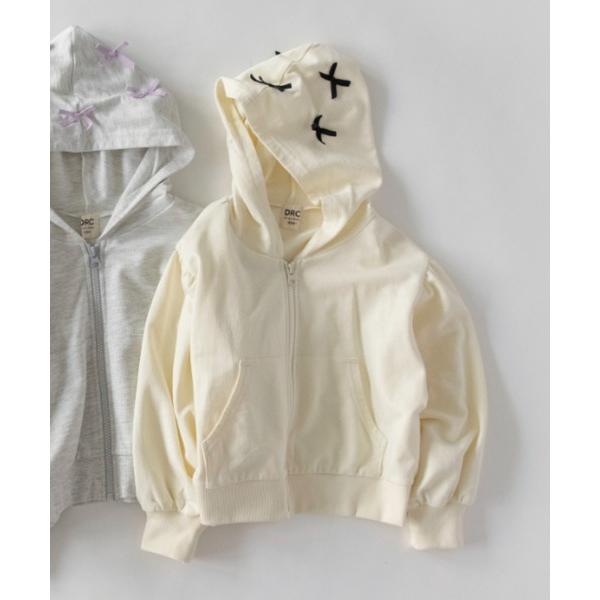 ZOZO問い合わせ番号:98135369ショップ:branshes，ブランシェスブランド:DRC branshes，ディーアールシーブランシェス，branshes，ブランシェス商品名:【WEB限定/DRC】フードリボンパーカーカテゴリ:トッ...