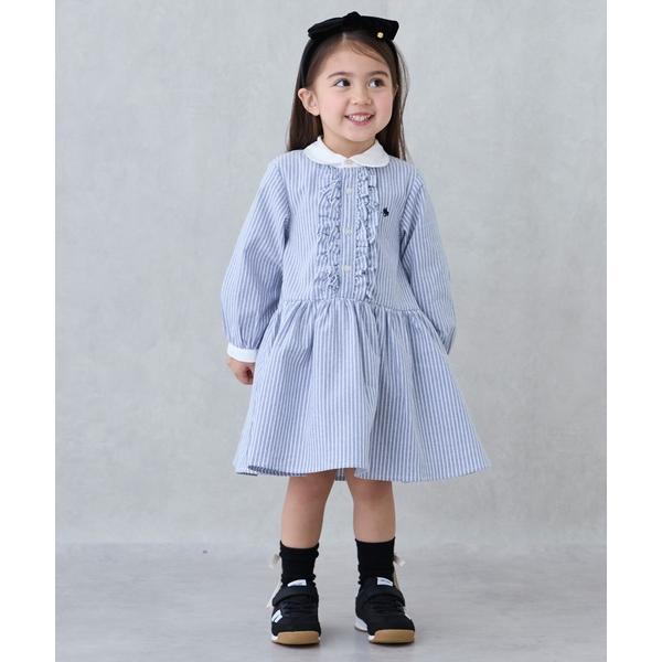 『セール実施中』ZOZO問い合わせ番号:98135477ショップ:petit main，プティマインブランド:petit main，プティマイン商品名:【POLO BCS】シャツワンピースカテゴリ:ワンピース/ドレス>シャツワンピース...