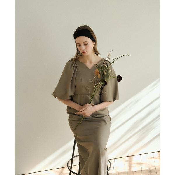 『タイムセール実施中』ZOZO問い合わせ番号:98200333ショップ:Dorry Doll，ドリードールブランド:LE'RURE，リルアー商品名:Puffsleeve keyneck one pieceカテゴリ:ワンピース/ドレス>...