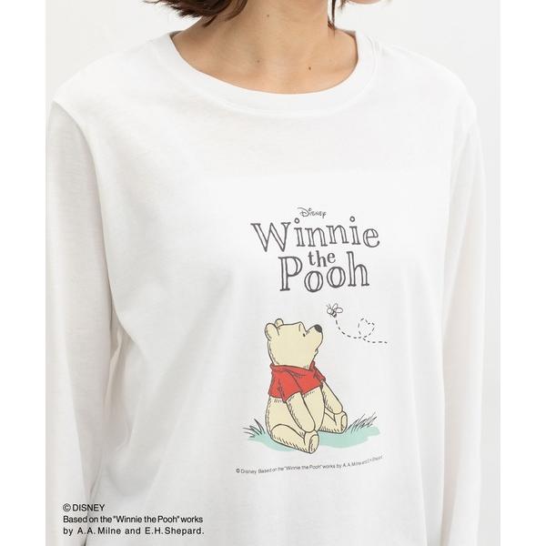 tシャツ プーさん／長袖Ｔシャツ レディース