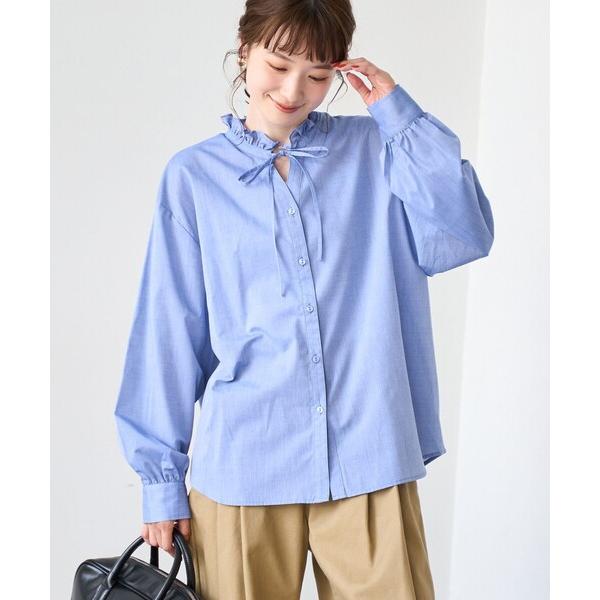 『セール実施中』ZOZO問い合わせ番号:98232804ショップ:coen，コーエンブランド:coen，コーエン商品名:【イージーケア】2wayシャツ＿フリルネックカテゴリ:トップス>シャツ/ブラウスブランド品番:7610600000...