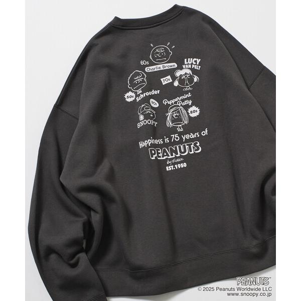 ZOZO問い合わせ番号:98233901ショップ:FREAK'S STORE，フリークスストアブランド:FREAK'S STORE，フリークスストア商品名:限定展開 PEANUTS/ピーナッツ 別注 バックプリント クルーネックスウェット/...