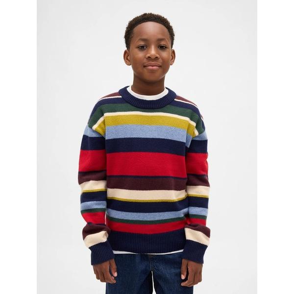 『タイムセール実施中』ZOZO問い合わせ番号:98234049ショップ:GAP，ギャップブランド:GAP，ギャップ商品名:Cashsoft カシミヤタッチ リラックスフィット クルーネックセーター (キッズ)カテゴリ:トップス&gt;ニット...