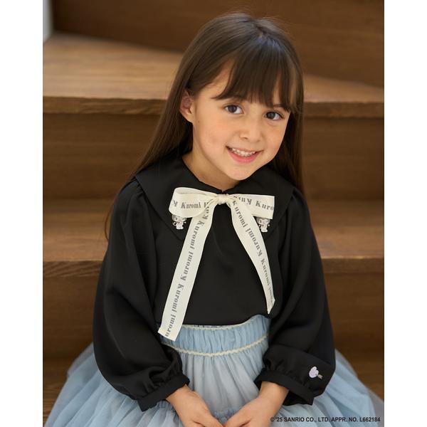『タイムセール実施中』ZOZO問い合わせ番号:98234093ショップ:petit main，プティマインブランド:Lycee mine，リセマイン，petit main，プティマイン商品名:【サンリオキャラクターズ】ボウタイ付きブラウスカ...