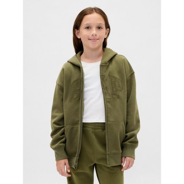 ZOZO問い合わせ番号:98234194ショップ:GAP，ギャップブランド:GAP，ギャップ商品名:ヴィンテージソフト GAPロゴ ジップアップパーカー (キッズ)カテゴリ:トップス>パーカーブランド品番:827272素材:コットン7...