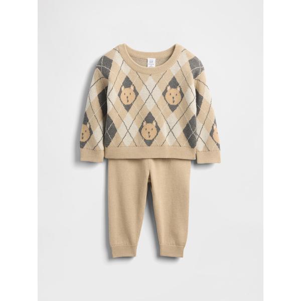 ZOZO問い合わせ番号:98234213ショップ:GAP，ギャップブランド:GAP，ギャップ商品名:ブラナンベア ニットコーデセット (ベビー)カテゴリ:ジャケット/アウター>セットアップブランド品番:832830素材:コットン100...