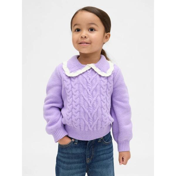 ZOZO問い合わせ番号:98234221ショップ:GAP，ギャップブランド:GAP，ギャップ商品名:CashSoft カシミヤタッチ 襟付きセーター (幼児・ベビー)カテゴリ:トップス>ニット/セーターブランド品番:833127素材:...