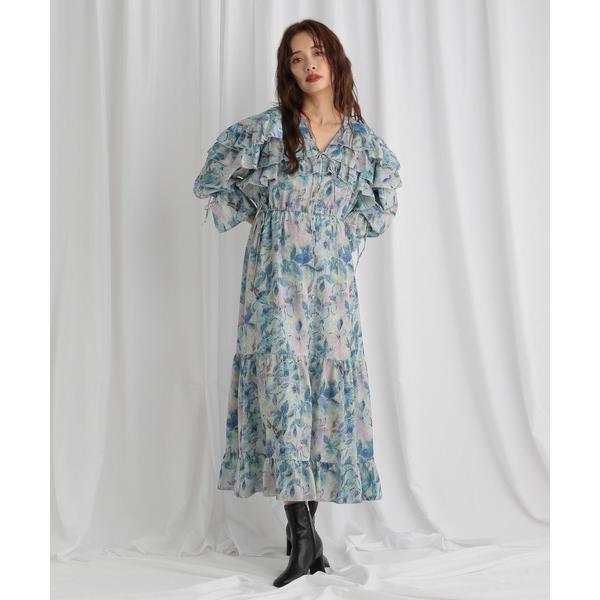 『タイムセール実施中』ZOZO問い合わせ番号:98234545ショップ:mysty woman，ミスティ ウーマンブランド:mysty woman，ミスティウーマン商品名:アンティークフラワープリントワンピース 582485カテゴリ:ワンピ...