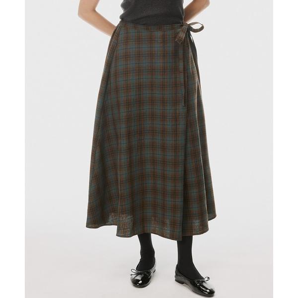ZOZO問い合わせ番号:98235901ショップ:coca，コカブランド:coca（coca），コカ商品名:チェック柄ラップスカートカテゴリ:スカート>スカートブランド品番:26-250141001-12素材:【カラー：A】ポリエステ...