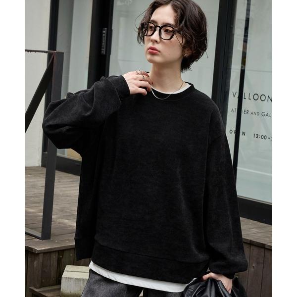 『セール実施中』ZOZO問い合わせ番号:98236416ショップ:MONO-MART，モノマートブランド:MONO-MART，モノマート商品名:〈抗菌・防臭〉コーデュロイタッチオーバーサイズリブカットソーカテゴリ:トップス>Tシャツ/...