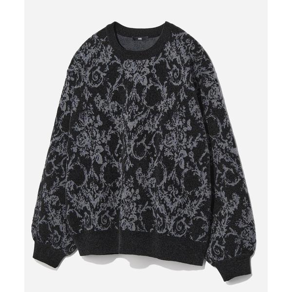『タイムセール実施中』ZOZO問い合わせ番号:98280454ショップ:HARE，ハレブランド:HARE，ハレ商品名:ダマスクガラモールニットプルオーバー(HARE)カテゴリ:トップス>ニット/セーターブランド品番:523883素材:...