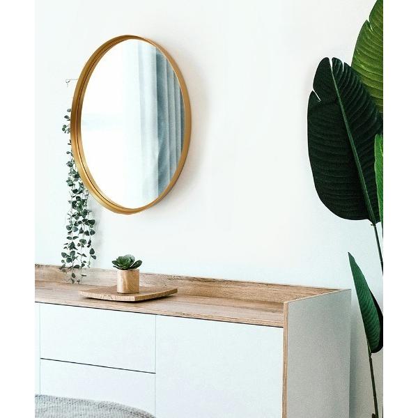 ZOZO問い合わせ番号:98303877ショップ:salle de bal，サルデバルブランド:salle de bal，サルデバル商品名:【 Grocia / グロシア 】 メタルラウンドミラーM　PDIカテゴリ:インテリア&gt;ミラー...