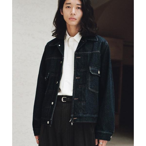 デニムジャケット gジャン DENIM CROPPED ZIP TRUCKER JK メンズ レディース