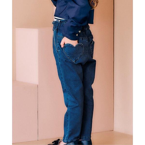 『セール実施中』ZOZO問い合わせ番号:98337206ショップ:F.O.Online Store，エフオーオンラインストアブランド:apres les cours，アプレレクール商品名:【ストレート】ハートポケットきゅんパンツ_ジュニア対...