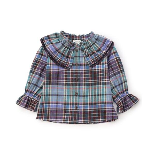 『セール実施中』ZOZO問い合わせ番号:98337227ショップ:F.O.Online Store，エフオーオンラインストアブランド:F.O.KIDS，エフオーキッズ商品名:【ジュニア対応】Girls　先染めチェックシャツカテゴリ:トップス...