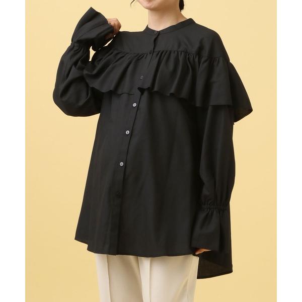 『タイムセール実施中』ZOZO問い合わせ番号:98337287ショップ:LEPSIM，レプシィムブランド:LEPSIM，レプシィム商品名:【産前・産後対応】マタニティ／無地柄フリルブラウス　587109カテゴリ:ママ＆ベビー>マタニテ...