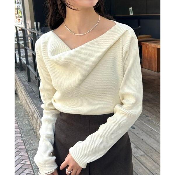 『タイムセール実施中』ZOZO問い合わせ番号:98338276ショップ:mystic，ミスティックブランド:mystic，ミスティック商品名:【年間総売上1万枚以上！WEB限定ホワイト登場！】オフショルリブニットカテゴリ:トップス>ニ...