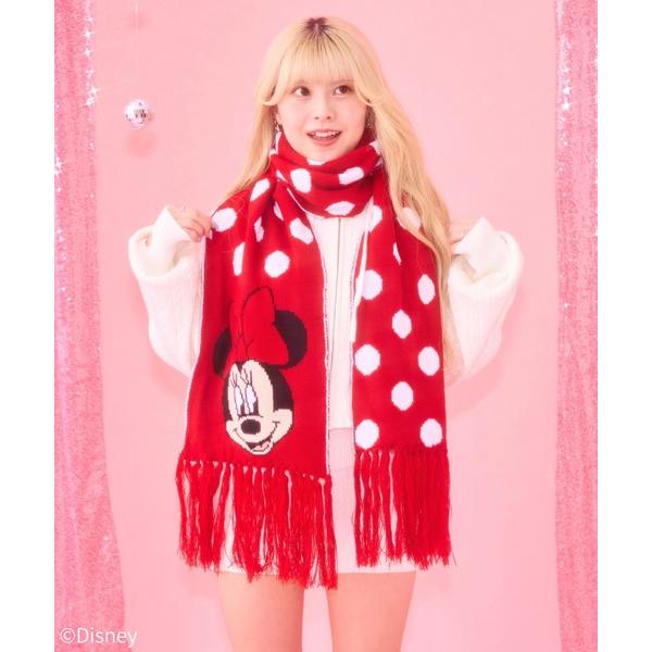 ZOZO問い合わせ番号:98339298ショップ:IF Div.，アイエフディビジョンブランド:Disney，ディズニー，Seiney Blonde，セイニーブロンド商品名:ミッキーマウス＆ミニーマウス / マフラーカテゴリ:ファッション雑...