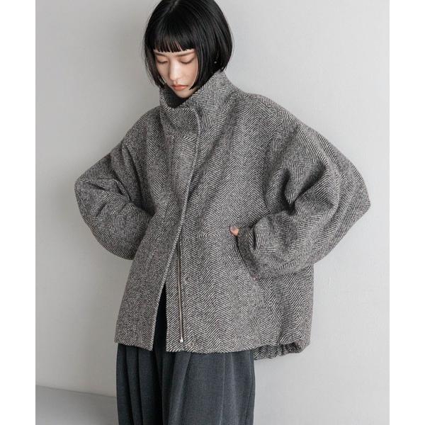 『タイムセール実施中』ZOZO問い合わせ番号:98339521ショップ:LOWRYS FARM，ローリーズファームブランド:LOWRYS FARM，ローリーズファーム商品名:ウーリーテックスタンドブルゾン　494131カテゴリ:ジャケット/...