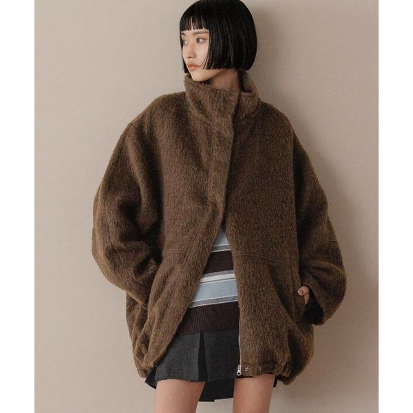 『タイムセール実施中』ZOZO問い合わせ番号:98339670ショップ:LOWRYS FARM，ローリーズファームブランド:LOWRYS FARM，ローリーズファーム商品名:シャギースタンドコート　570783カテゴリ:ジャケット/アウター...