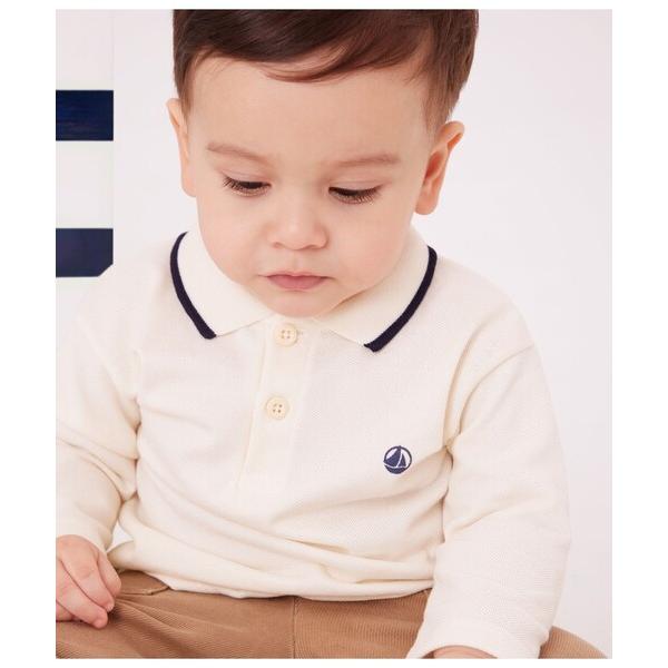 ZOZO問い合わせ番号:98371435ショップ:PETIT BATEAU，プチバトーブランド:PETIT BATEAU，プチバトー商品名:長袖ポロシャツカテゴリ:トップス>ポロシャツブランド品番:A0DZV素材:100%綿原産国:モ...