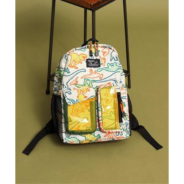 『セール実施中』ZOZO問い合わせ番号:98371635ショップ:F.O.Online Store，エフオーオンラインストアブランド:BREEZE，ブリーズ商品名:恐竜総柄窓付きリュックカテゴリ:バッグ>バックパック/リュックブランド...